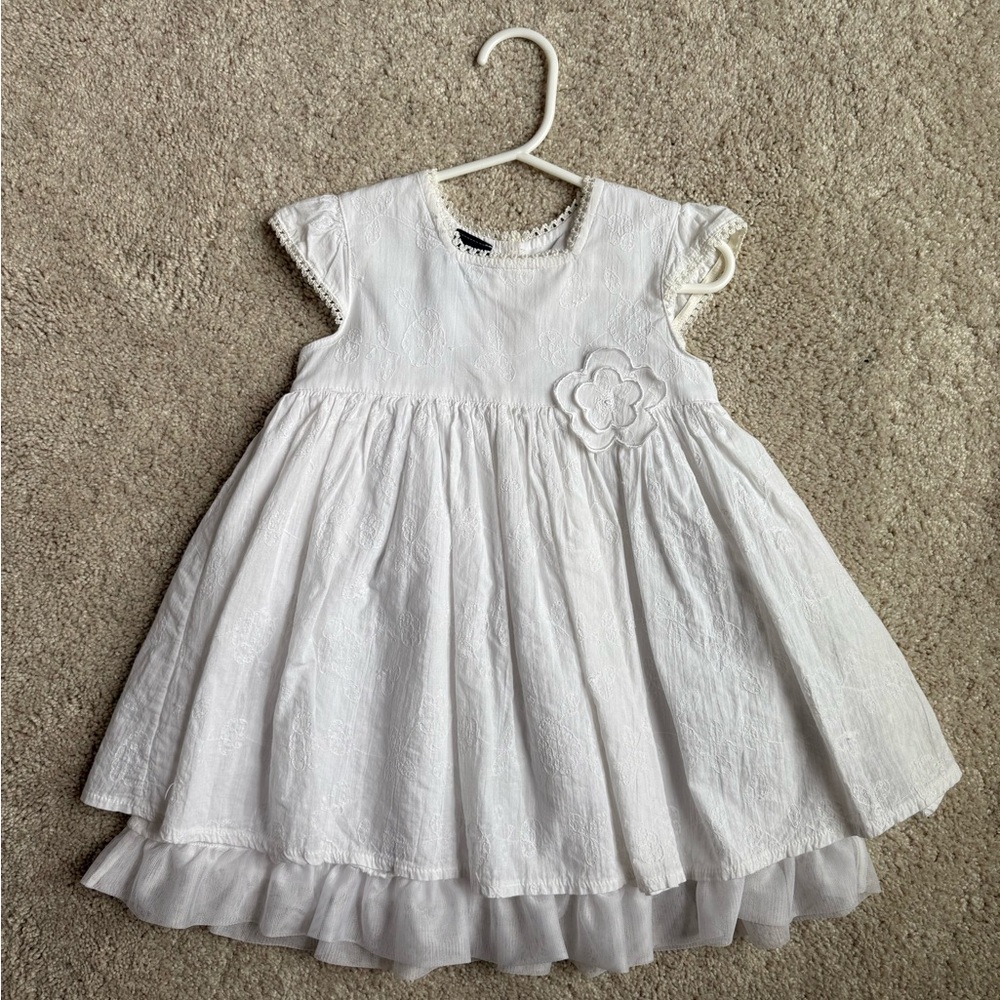 Fall Creek White Lace Toddlers Dress